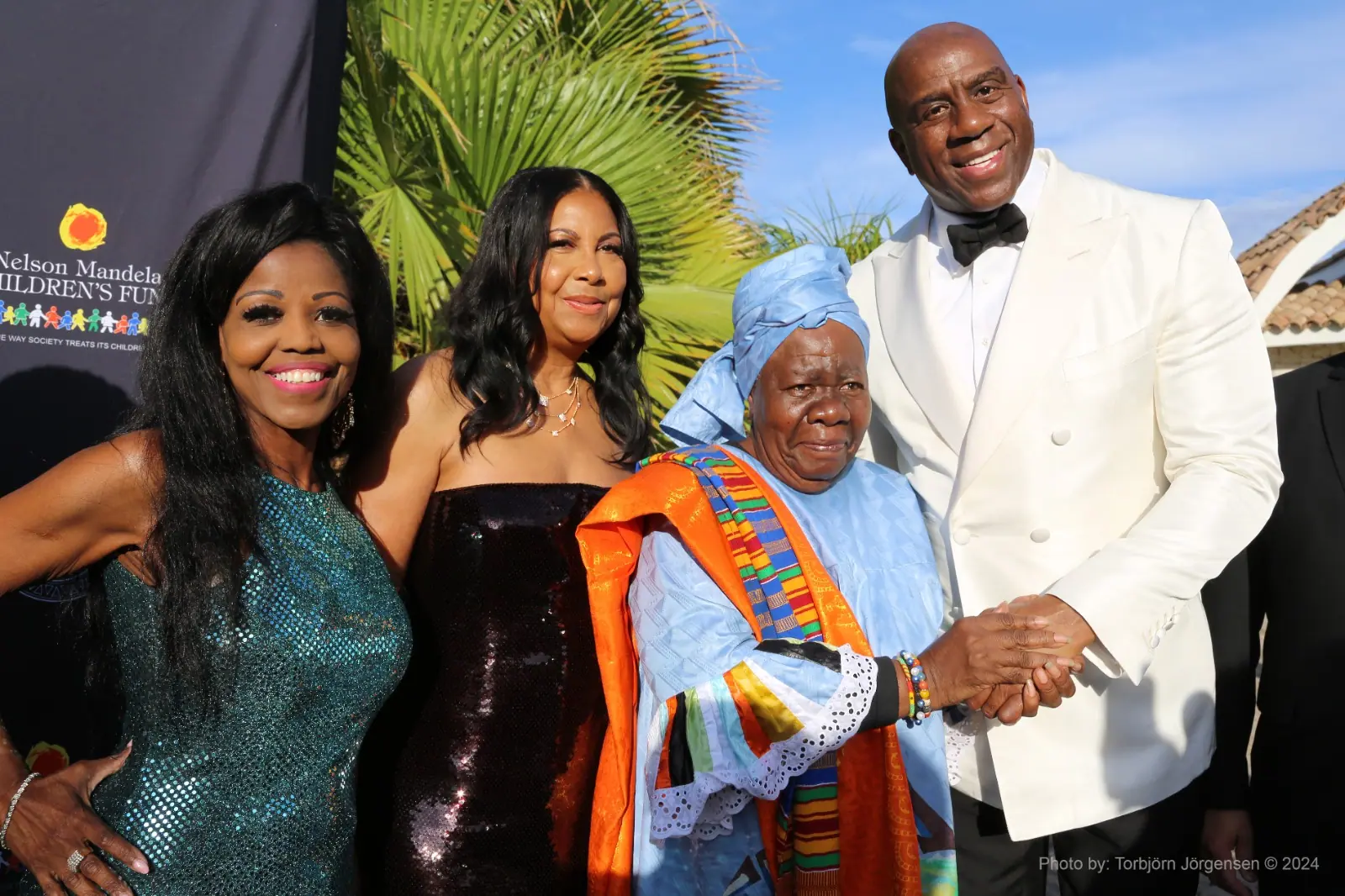 Guests at a Cannes charity gala